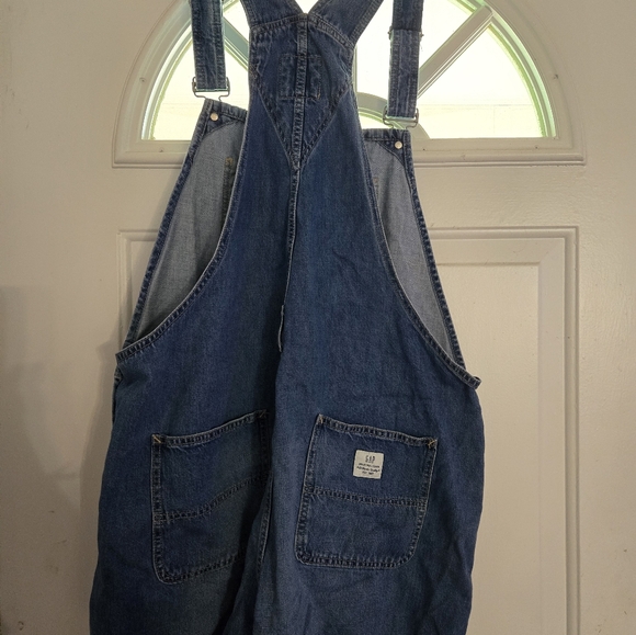 GAP Women’s Size Short Denim Overalls SIZE XL - Picture 3 of 6